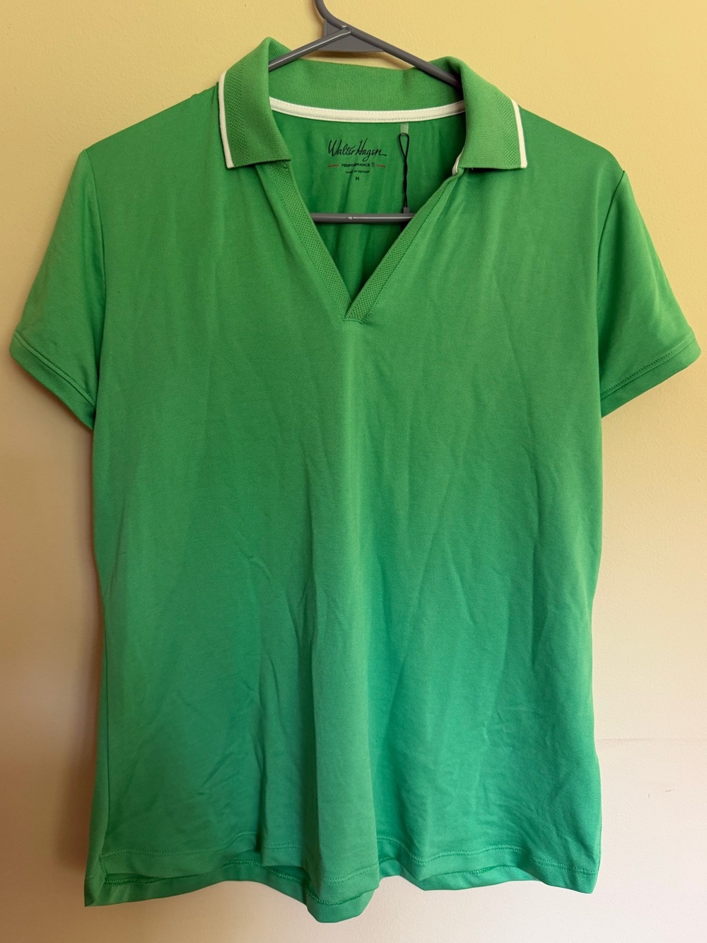 Walter Hagen Green Polo with White Trim